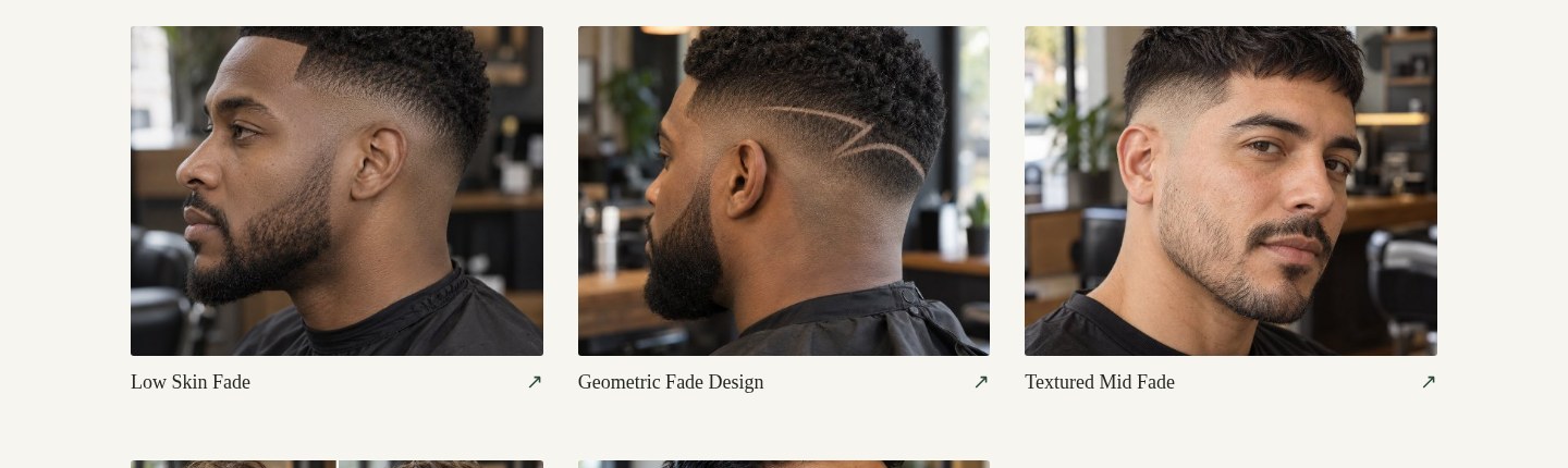 Portfolio Store Classic using the same barber portfolio photographs
