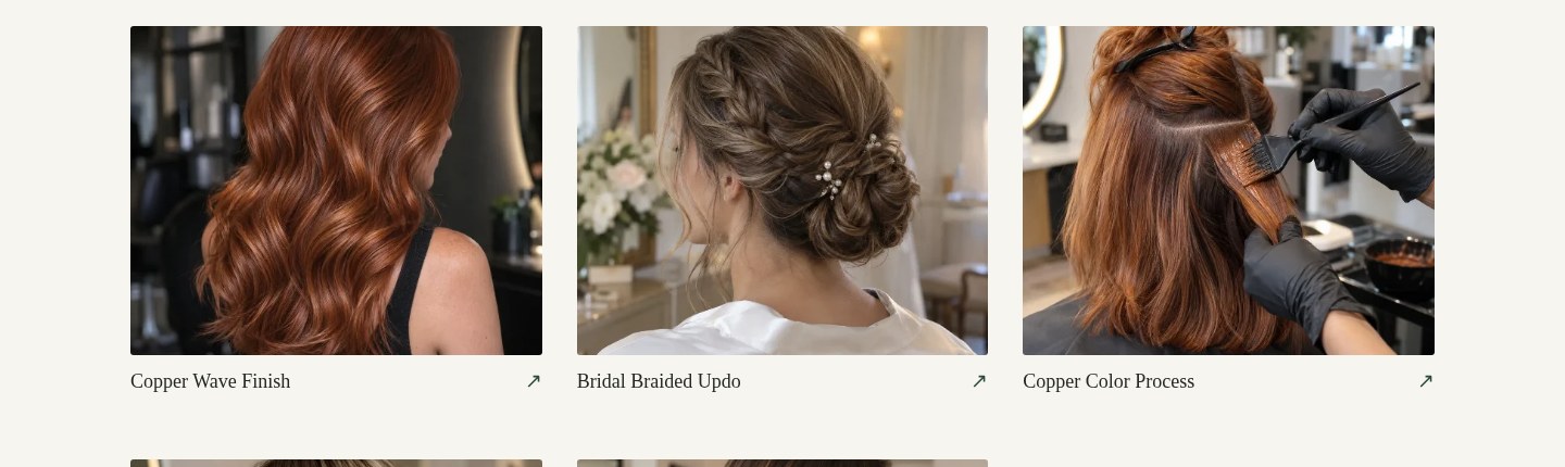 Portfolio Store Classic using the same hair stylist portfolio photographs